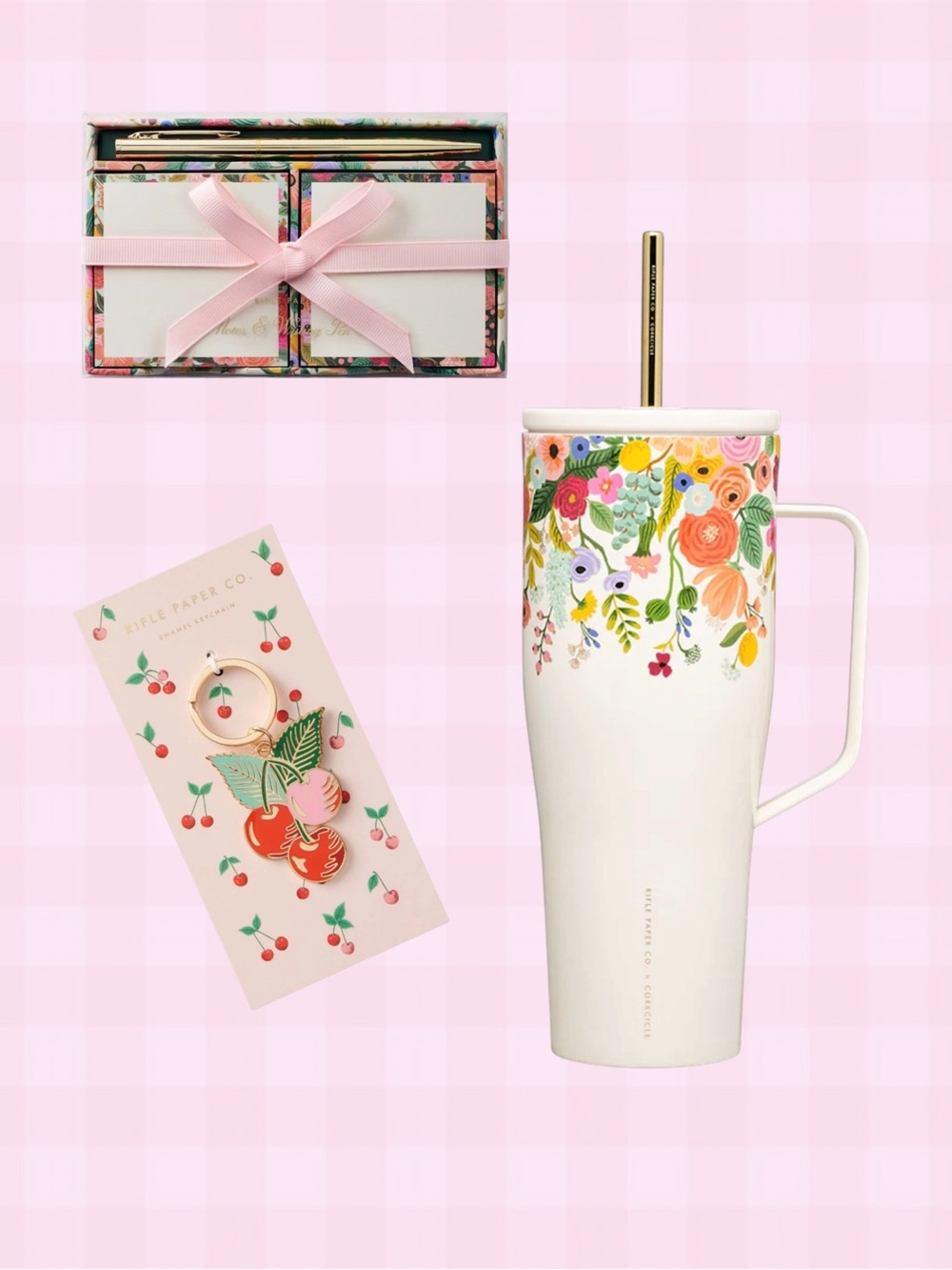 Rifle Paper Co. Gift Set – Perfect for Teachers, Friends & Office Lovers! 🌸🍒